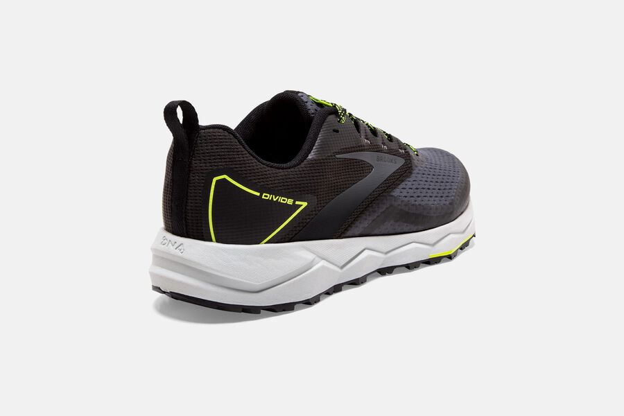 Divide 2 Trail Brooks Running Shoes NZ Mens - Black - HDXPWB-903